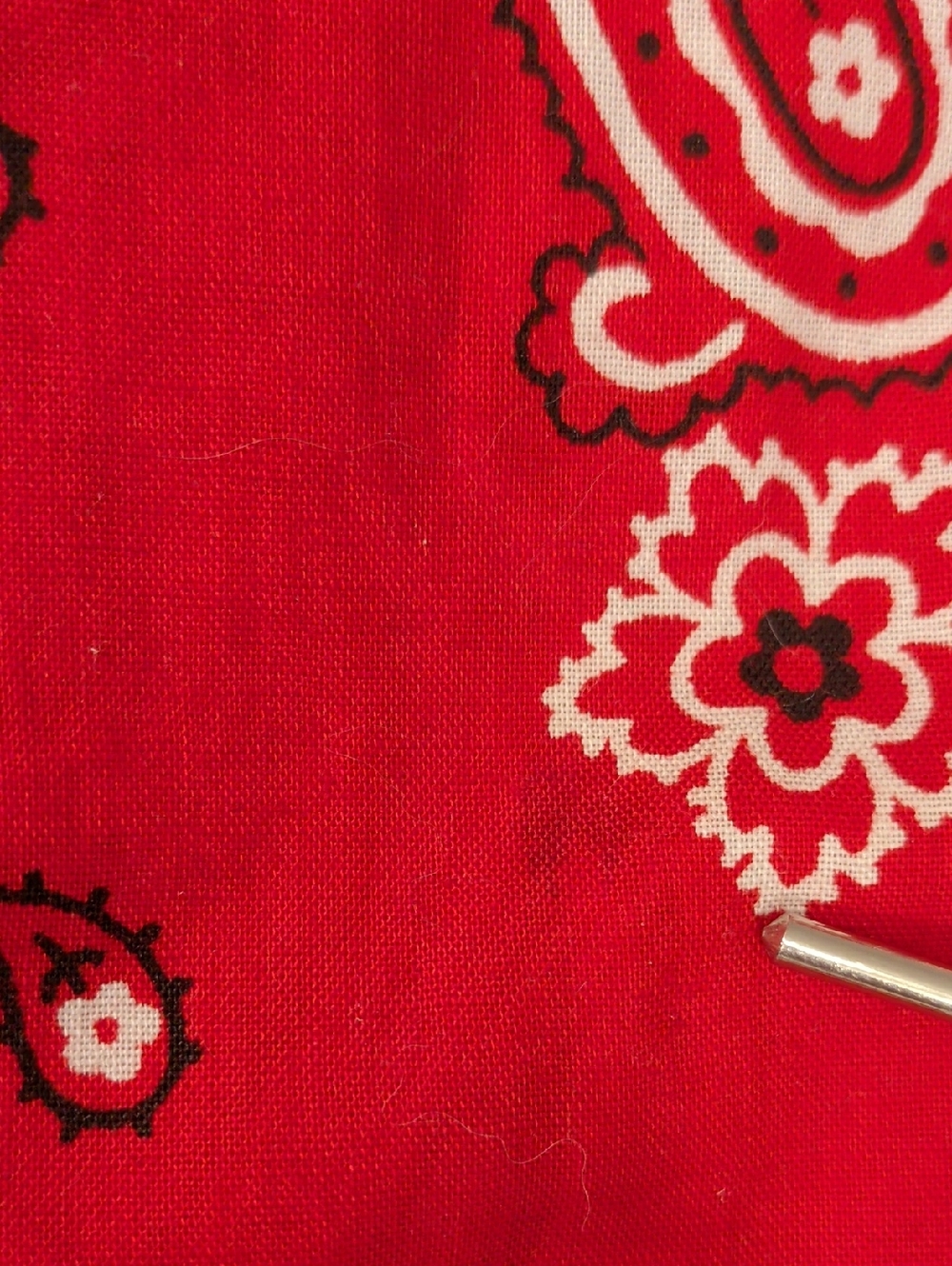 Vintage Red Bandana Halter Dress Fit-and-Flare Low V Belted Sexy Country Western - Picture 15 of 15